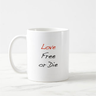 "Die freie Liebe oder die" Kaffee-Tasse Kaffeetasse