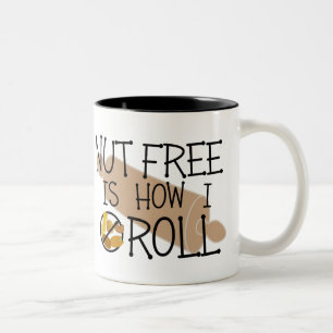 Die freie Nuss ist, wie ich Zweifarbige Tasse