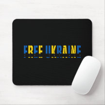Die freie Ukraine auf schwarzem Hintergrund