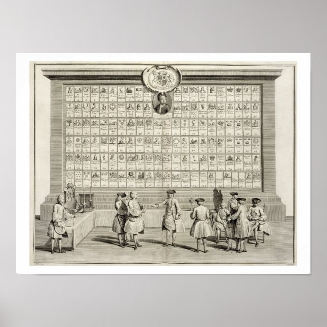 Die Freien Masons mit Schildern für die verschiede Poster (Vorne)