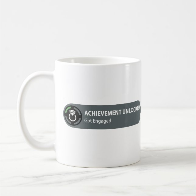 Die freigesetzte Leistung - got verlobtes Kaffeetasse (Links)
