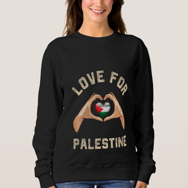 Die Freiheit der Frauen im Gaza-Streifen Sweatshirt (Vorderseite)