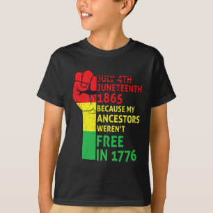 Die Freiheit des schwarzen afrikanischen Stolzes i T-Shirt