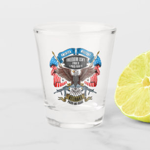 Die Freiheit des Veteranen ist nicht frei, ich hab Schnapsglas