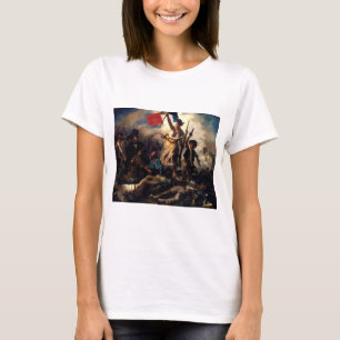 Die Freiheit, die das Volk führt, Eugene Delacroix T-Shirt