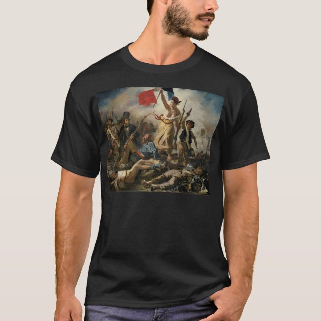 Die Freiheit führt das Volk, Delacroix T-Shirt (Vorderseite)