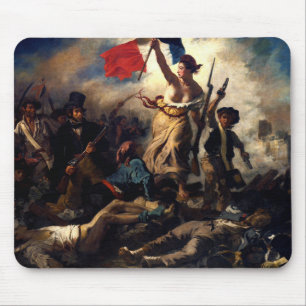 Die Freiheit führt das Volk, Eugene Delacroix Mousepad
