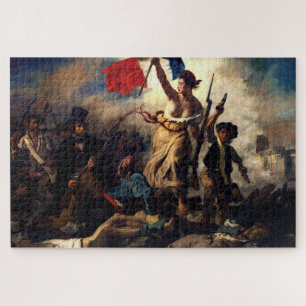 Die Freiheit führt das Volk, Eugene Delacroix Puzzle