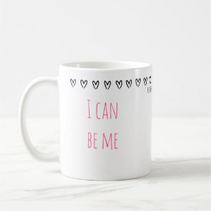 Die Freiheit, mich rosa zu trennen Kaffeetasse