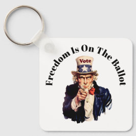 Die Freiheit steht 2026 an der Wahl Schlüsselanhänger