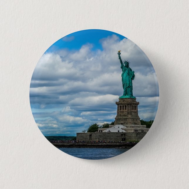Die Freiheitsstatue Button (Vorderseite)