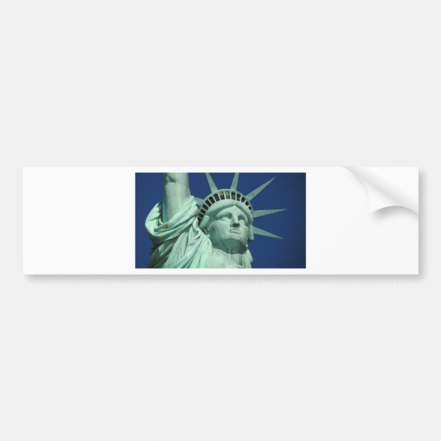 Die Freiheitsstatue in New York Autoaufkleber (Vorne)