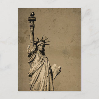 Die Freiheitsstatue Postkarte