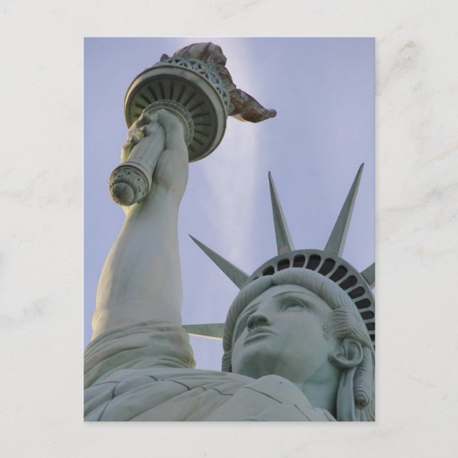 Die Freiheitsstatue - Statua della Libertà Postkarte (Vorderseite)