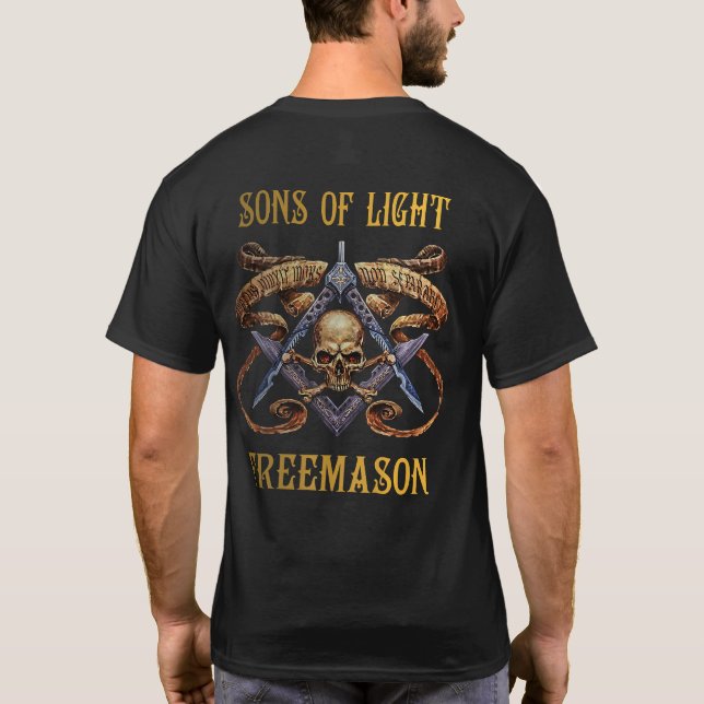 Die Freimaurersaison des Freimaurs - SONS OF LIGHT T-Shirt (Rückseite)