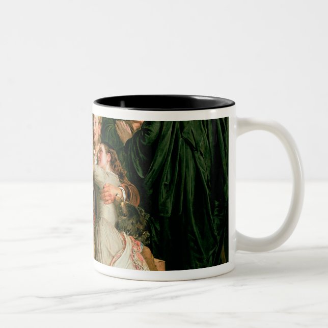 Die Freisprechung Zweifarbige Tasse (Rechts)