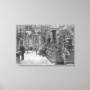 Die fremden rückwirkenden Galerien Leinwanddruck