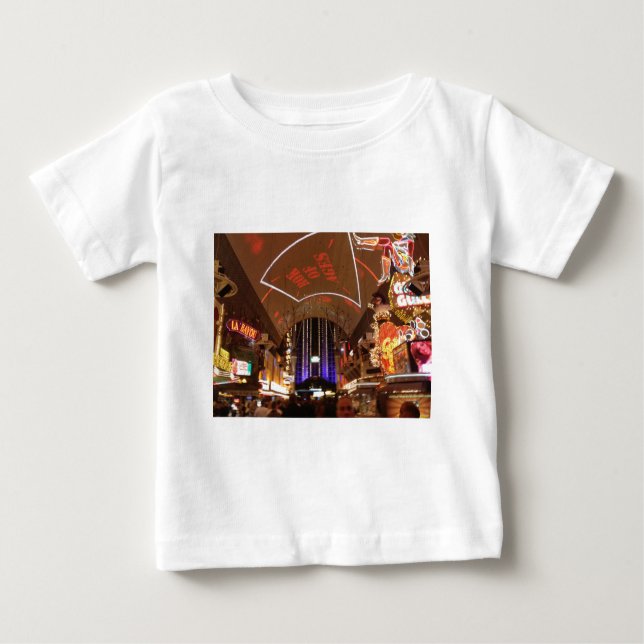 Die Fremont-Straßen-Erfahrung - Las Vegas Baby T-shirt (Vorderseite)