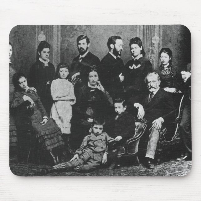 Die freud-Familie, c.1876 Mousepad (Vorne)