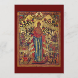 Die Freude aller, die Sorrow - Gottesmutter-Symbol Dankeskarte