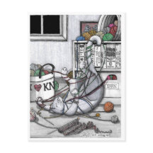 Die Freude am Entwirren der Postkarte