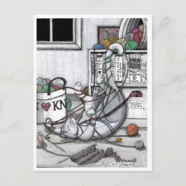 Die Freude am Entwirren der Postkarte