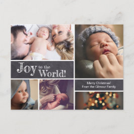 Die Freude am ersten Weihnachtsfest des World Baby Postkarte