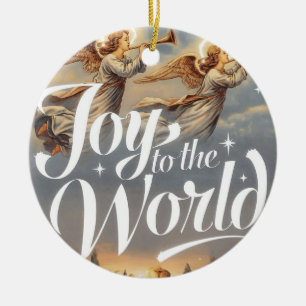Die Freude am Weihnachtsdesign der Welt Keramik Ornament