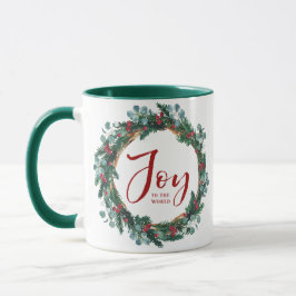 Die Freude an der Weihnachtsfeier des Evergreen Wr Tasse