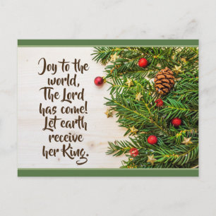 Die Freude an der Welt Der Herr ist gekommen, Weih Postkarte
