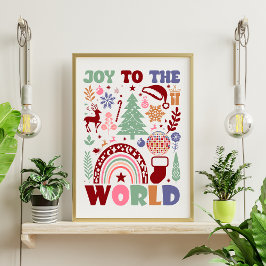 Die Freude an der Welt Weihnachten Moderne Ikonen  Poster