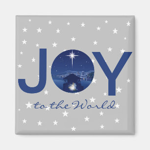 Die Freude an der Weltkrippe Magnet