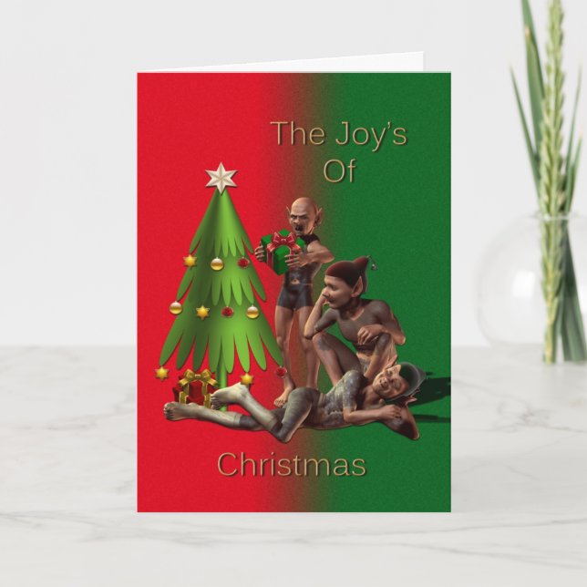Die Freude an Weihnachten (Vorderseite)