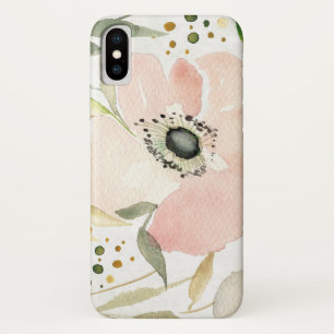 Die Freude Aquarell-Blumendem muster an des Weiß-  Case-Mate iPhone Hülle