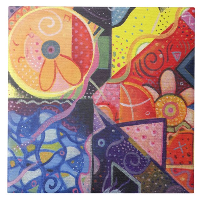 Die Freude der Fliese an des Entwurfs-VII (Vorderseite)