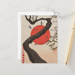 Die Freude der Natur Japan Ankündigungspostkarte