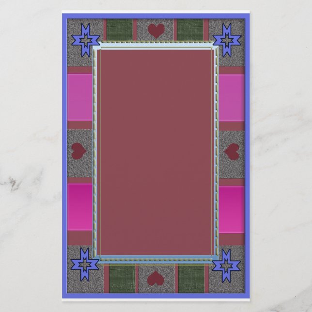 die Freude der quilters Briefpapier (Vorderseite)