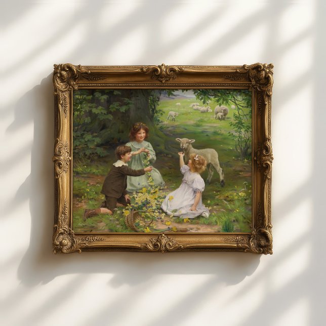 Die Freude des Frühlings | Arthur John Elsley Poster (Von Creator hochgeladen)