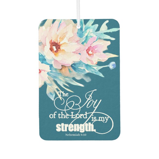 Die Freude des Herrn blühend Autolufterfrischer (Vorderseite)