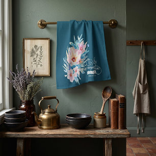 Die Freude des Herrn floral Geschirrtuch