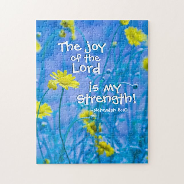 Die Freude des Herrn ist meine Stärke, Nehemiah 8: Puzzle (Vertikal)