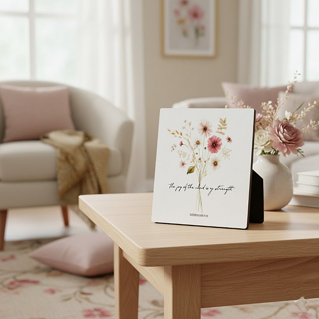 Die Freude des Herrn minimalistischen Blumen Fotoplatte (Von Creator hochgeladen)