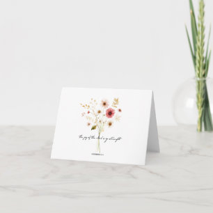 Die Freude des Herrn minimalistisches Floral