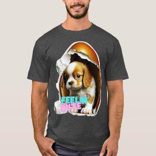 Die Freude des Hundes im Ei T-Shirt