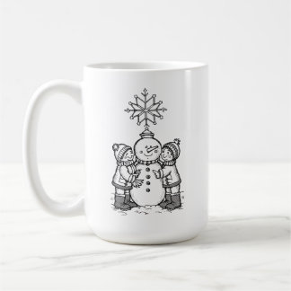 Die Freude des Schneemans Kaffeetasse