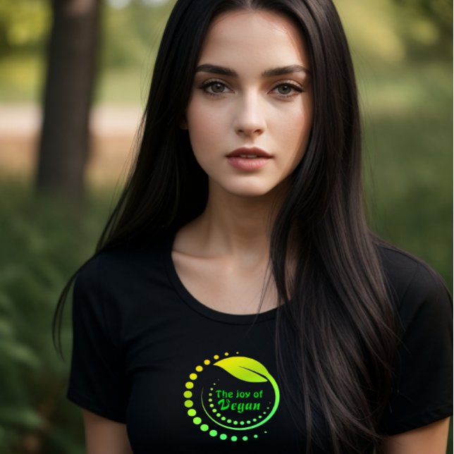Die Freude des T - Shirt Veganer Frauen (Von Creator hochgeladen)