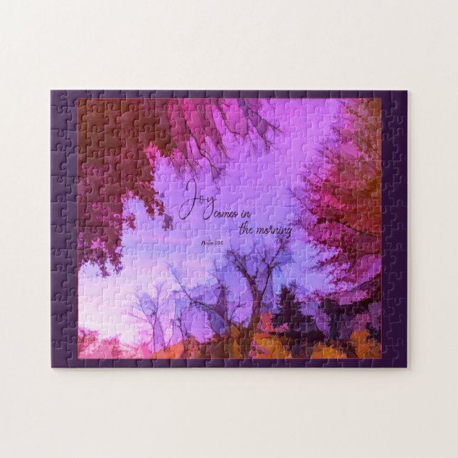 Die Freude kommt im Morgenpuzzle Puzzle (Horizontal)