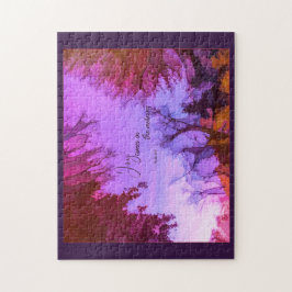 Die Freude kommt im Morgenpuzzle Puzzle