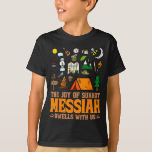 Die Freude von Sukkot Messias wohnt bei uns jüdisc T-Shirt