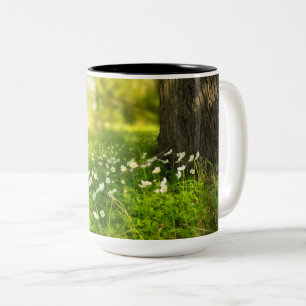Die Freuden des Frühlings Zweifarbige Tasse